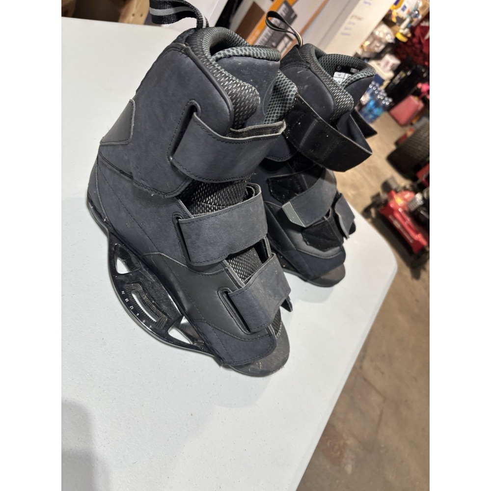 Hyperlite Frequency Mens Wakeboard Bindings Black… - image 3